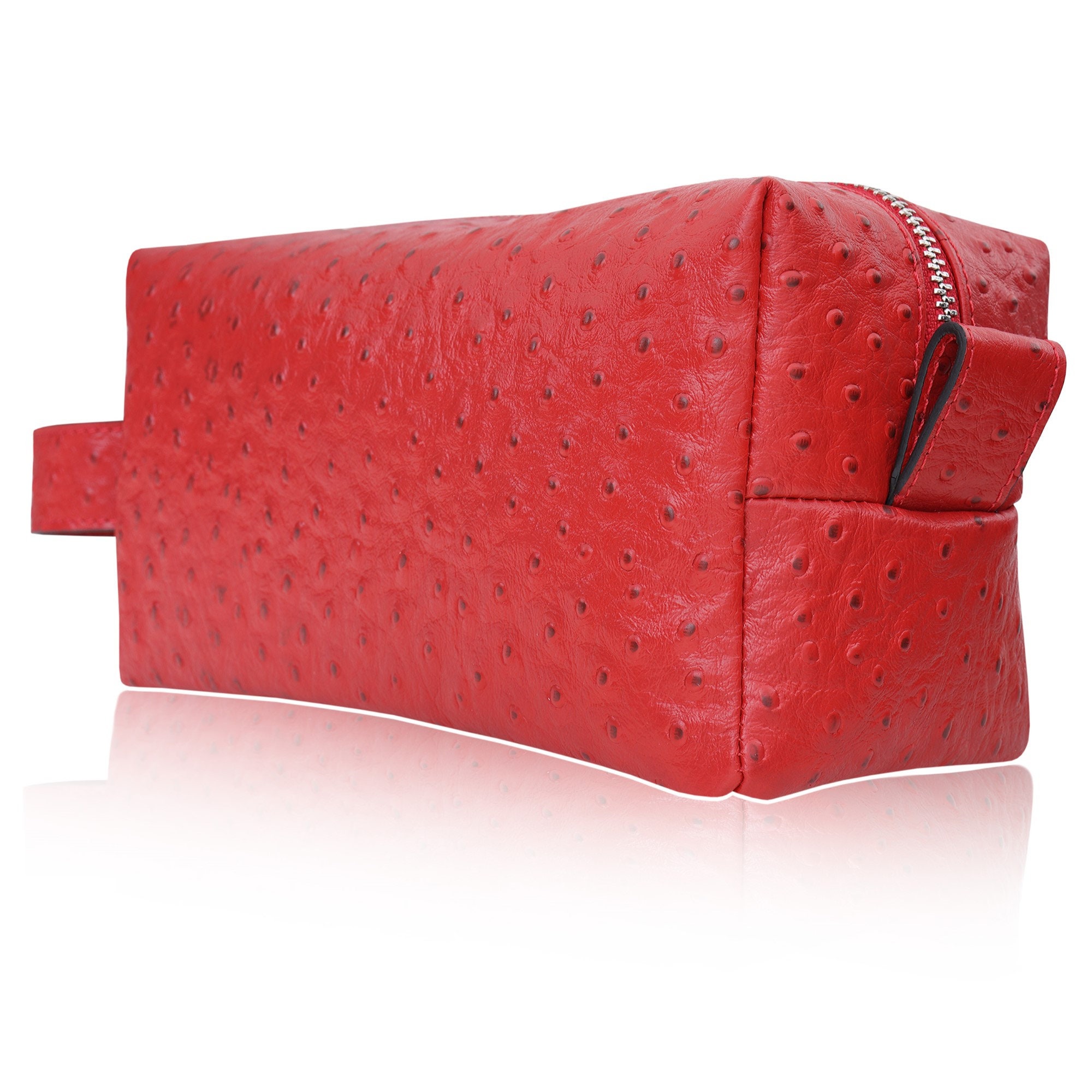 Takasha Red Ostrich Bag 3 piece set – Talking Piece Boutique
