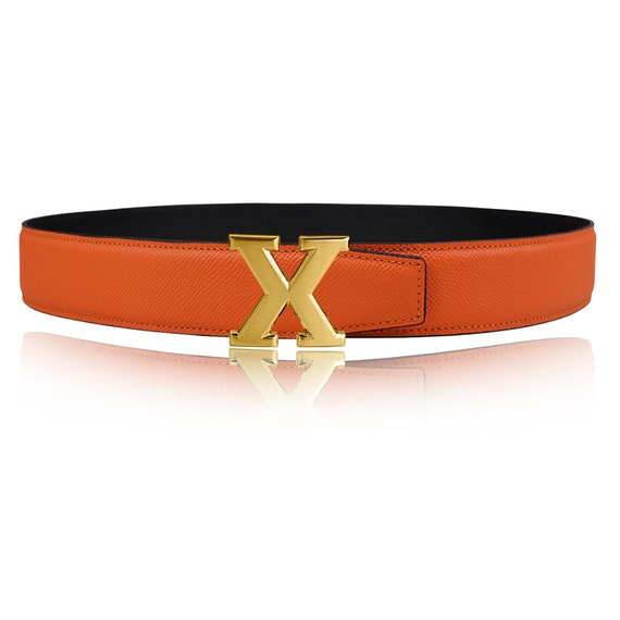 Reversible Smooth Belt Strap Replacement for LOUIS VUITTON