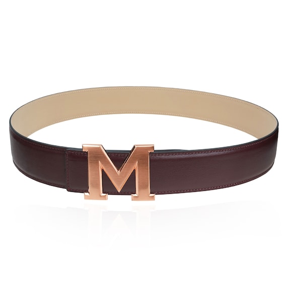 LaCeinture Albane 1960 Grenat- ceinture en cuir pour femme rouge | PAUL MARIUS