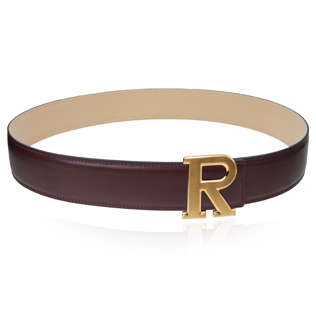 Leather Belt Bordeaux 40 Mm 1.5