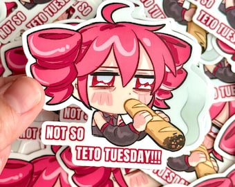 Pegatina de vinilo de Vocaloid Teto