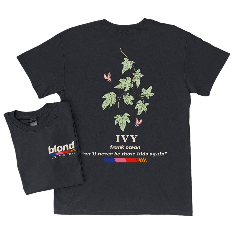 shirt à manches courtes Frank Ocean BLOND IVY album blond blondie cadeau musique Idées cadeaux sympas de l'an 2000 image 5