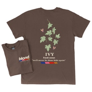 shirt à manches courtes Frank Ocean BLOND IVY album blond blondie cadeau musique Idées cadeaux sympas de l'an 2000 image 4