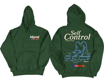 Frank Ocean BLOND SELF KONTROLLE Hoodie | blondes Album | gebleicht | Musik Geschenk | coole Geschenkideen | Trends Exklusiv | y2k | weiches Kapuzenshirt