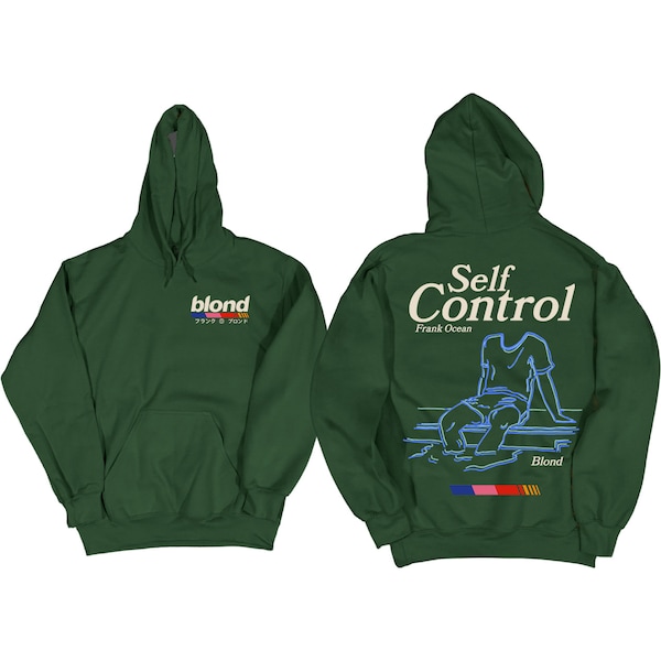 Frank Ocean BLOND SELF CONTROL Hoodie | blond album | blonded | music gift | cool gift ideas | Trends Exclusive | y2k | soft hoodie