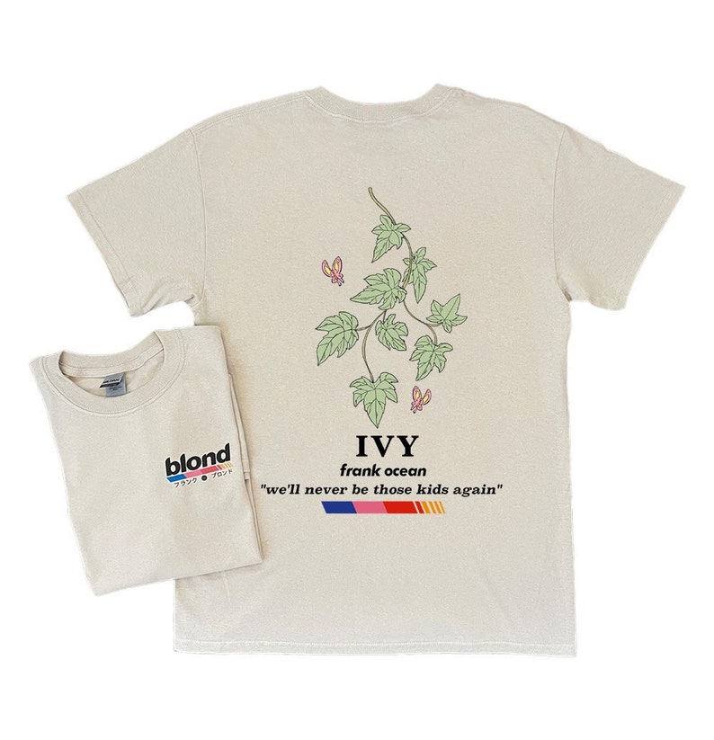 shirt à manches courtes Frank Ocean BLOND IVY album blond blondie cadeau musique Idées cadeaux sympas de l'an 2000 image 1