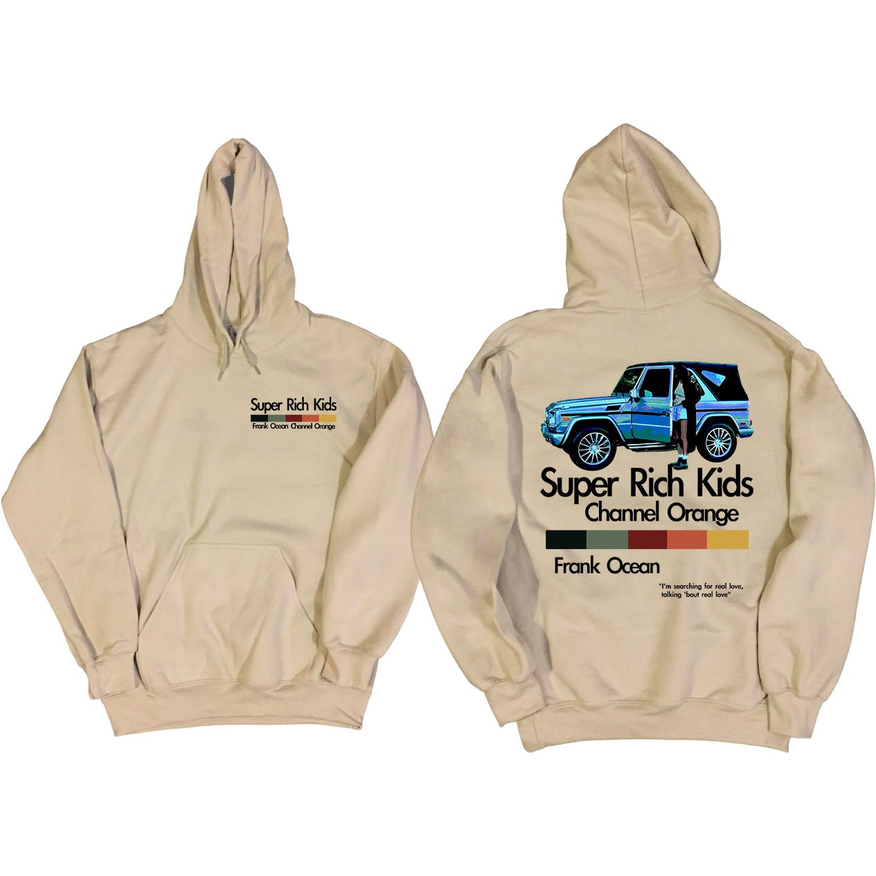 Frank Ocean SUPER RICH Hoodie Blond Album Blonded Music Gift Cool Gift Ideas Trends Exclusive Y2k Soft Hoodie Car Hoodie Etsy