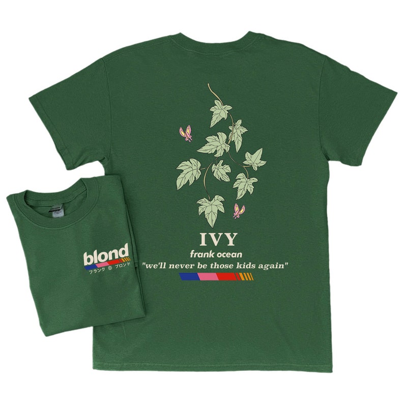 shirt à manches courtes Frank Ocean BLOND IVY album blond blondie cadeau musique Idées cadeaux sympas de l'an 2000 image 7