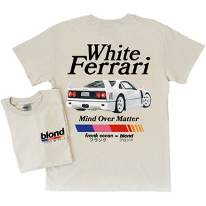 T-shirt à manches courtes Frank Ocean MIND Over MATTER album blond cadeau musique Blond Tendances Design original Année 2000 t-shirt festival été image 1