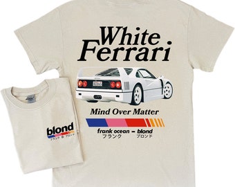 Frank Ocean MIND OVER MATTER Camiseta de manga corta / álbum rubio / regalo de música / Rubio / Tendencias Diseño original / y2k / camiseta del festival / verano