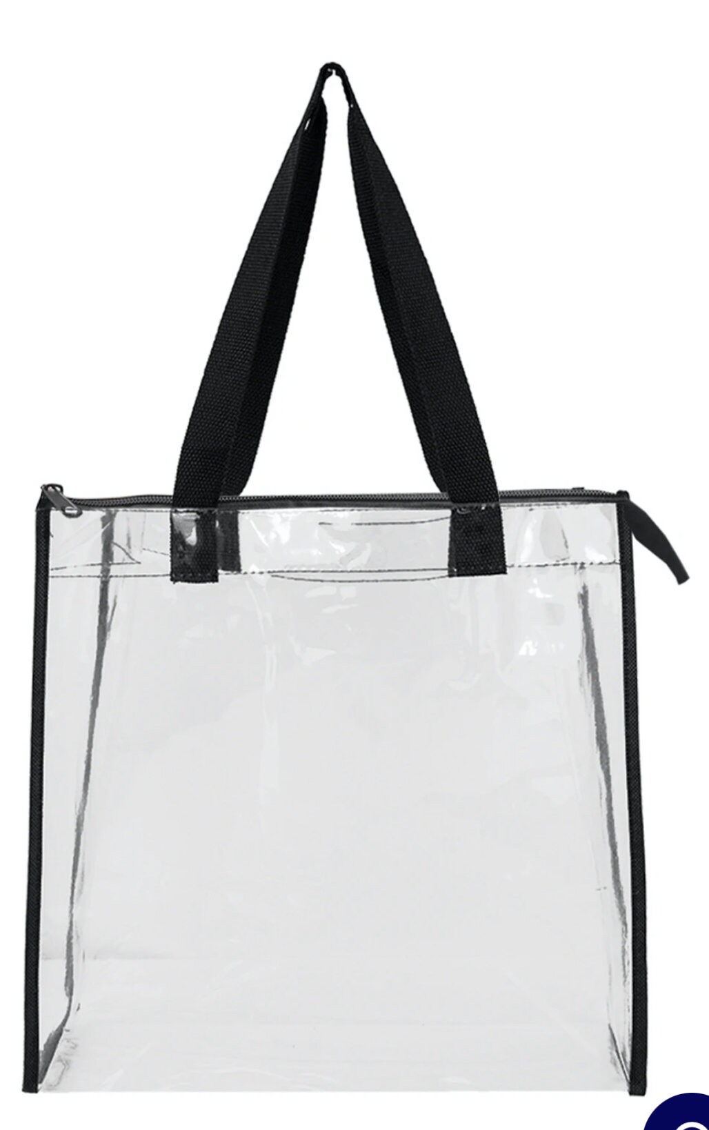 Clear PVC Bag Clear Tote Bag Clear Bag Etsy