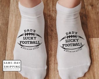 Football watching personalized socks
