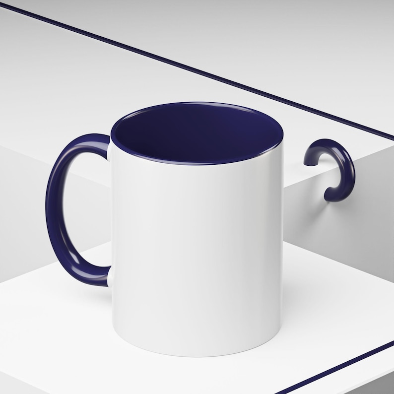 coffee. pickleball. mahjong. Mug | Accent Coffee Mug, 11oz 15oz image 5