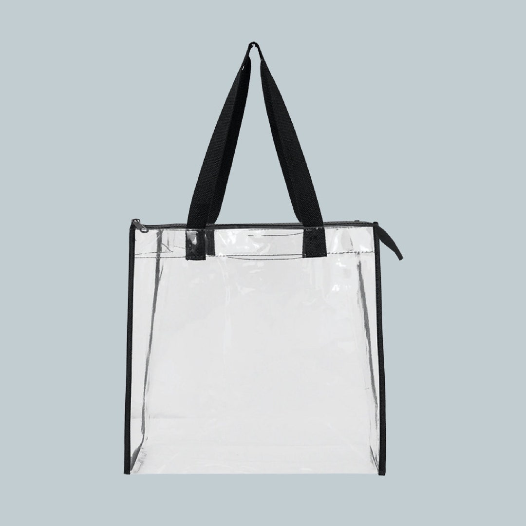 Clear PVC Bag Clear Tote Bag Clear Bag Etsy