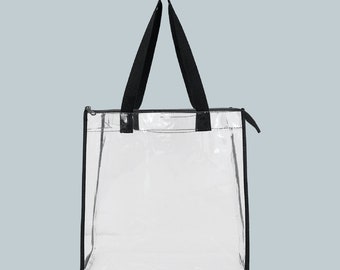 Clear PVC bag | Clear tote bag | Clear bag