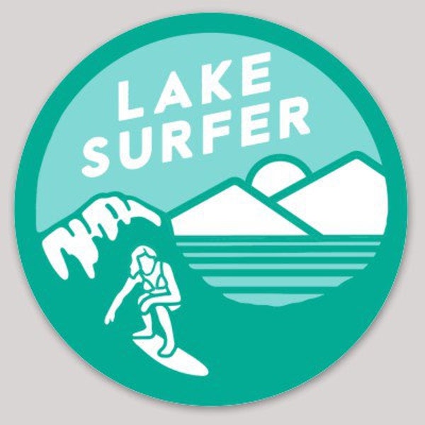 Wake Surf Sticker | Wake boat | Boating | Wave | Summer | Lake | Surfer girl | Wake surfing | Wake surfer | Lake life