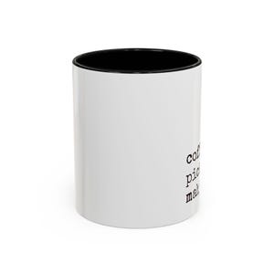 coffee. pickleball. mahjong. Mug | Accent Coffee Mug, 11oz 15oz image 2