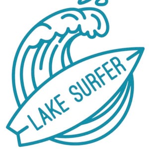 Wake surfing Sticker | Wake Surf | Surf | Boating | Lake | Summer | Wake boat | Boating | Wake boating | Lake life | boat surfing wakesurfer