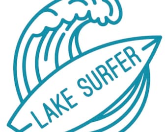 Wake surfing Sticker | Wake Surf | Surf | Boating | Lake | Summer | Wake boat | Boating | Wake boating | Lake life | boat surfing wakesurfer