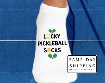 Pickleball Socks | pickle ball birthday | Men and Womens | Team gift | dink | tournament | prize | pickleball lover | pickleball lucky socks