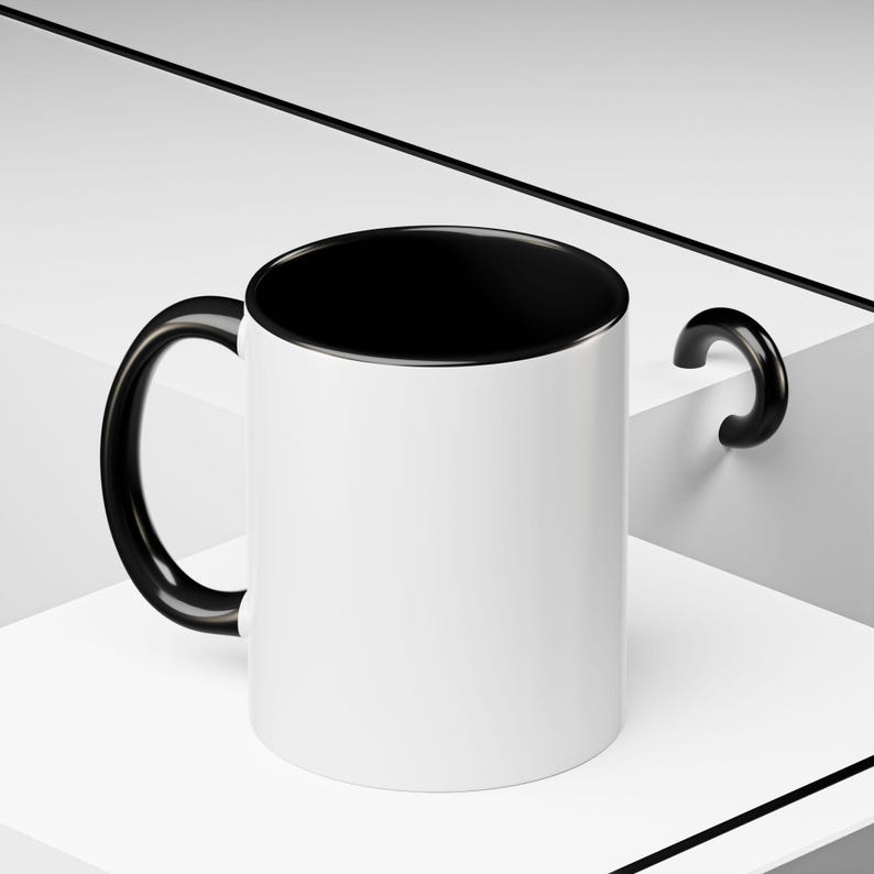 coffee. pickleball. mahjong. Mug | Accent Coffee Mug, 11oz 15oz image 4