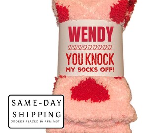 Valentine fuzzy socks | cozy socks for Valentines | cute heart socks | Galentine gift  | cute socks for Valentines | Heart socks for her
