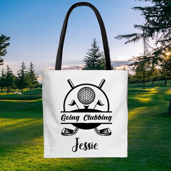 Custom Golfer Tote Etsy