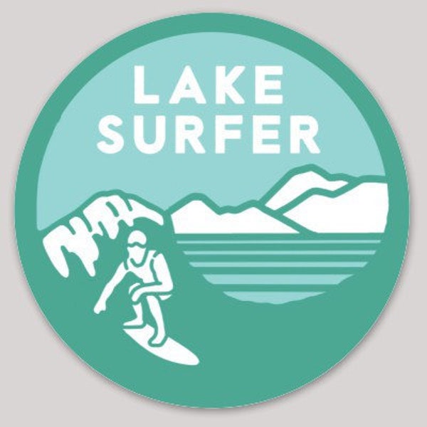 Wake Surfer Sticker | Wake Surf | Boating | Wakesurf | Wave | Wake boat | Surfer | Lake life | Summer | boating | surf boat | boat surfing