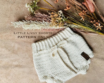 Vintage Crochet Baby Shorts / Nappy Pants (pattern only)