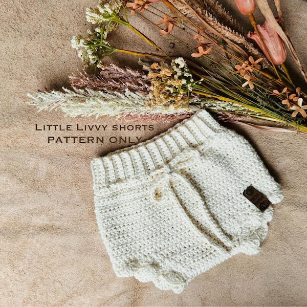 Vintage Crochet Baby Shorts / Nappy Pants (pattern only)