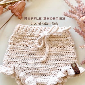 Rüschen Shorties / Häkelbummies / Easy Baby Shorts / Windelhosen (nur Nähanleitung)