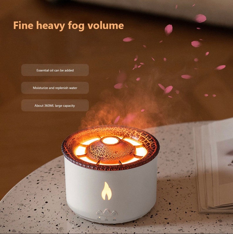 Volcano Aromatherapy Diffuser Ultrasonic Essential Oil Etsy Australia