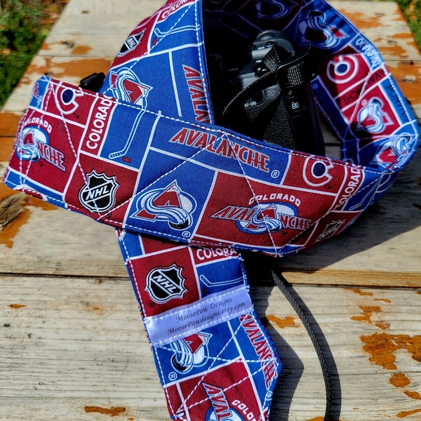 Colorado Sports Camera Strap Broncos, Avalanche, Nuggets, Rockies