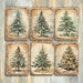 Winter Tree ATC Cards Printable, ATC Digital Ephemeras, ATC Cards ...