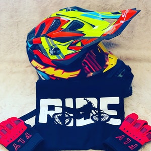 Ride Motocross Shirt, Motorcycle Shirt, Kids Motorcycle Shirt, Motocross Shirt
