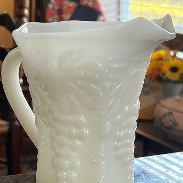 1950’s Milk Glass Small Breakfast Pitcher