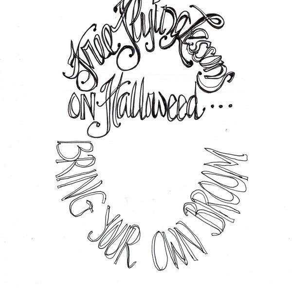 Flying Lessons Broom Etsy