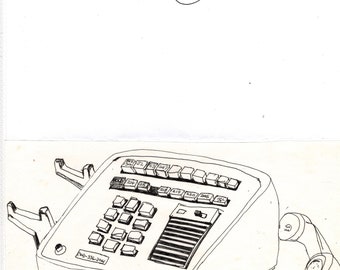 WORK DESK PHONE---1986