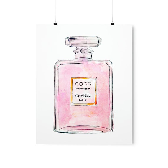 Chanel Coco Mademoiselle Perfume Art: Canvas Prints, Frames & Posters