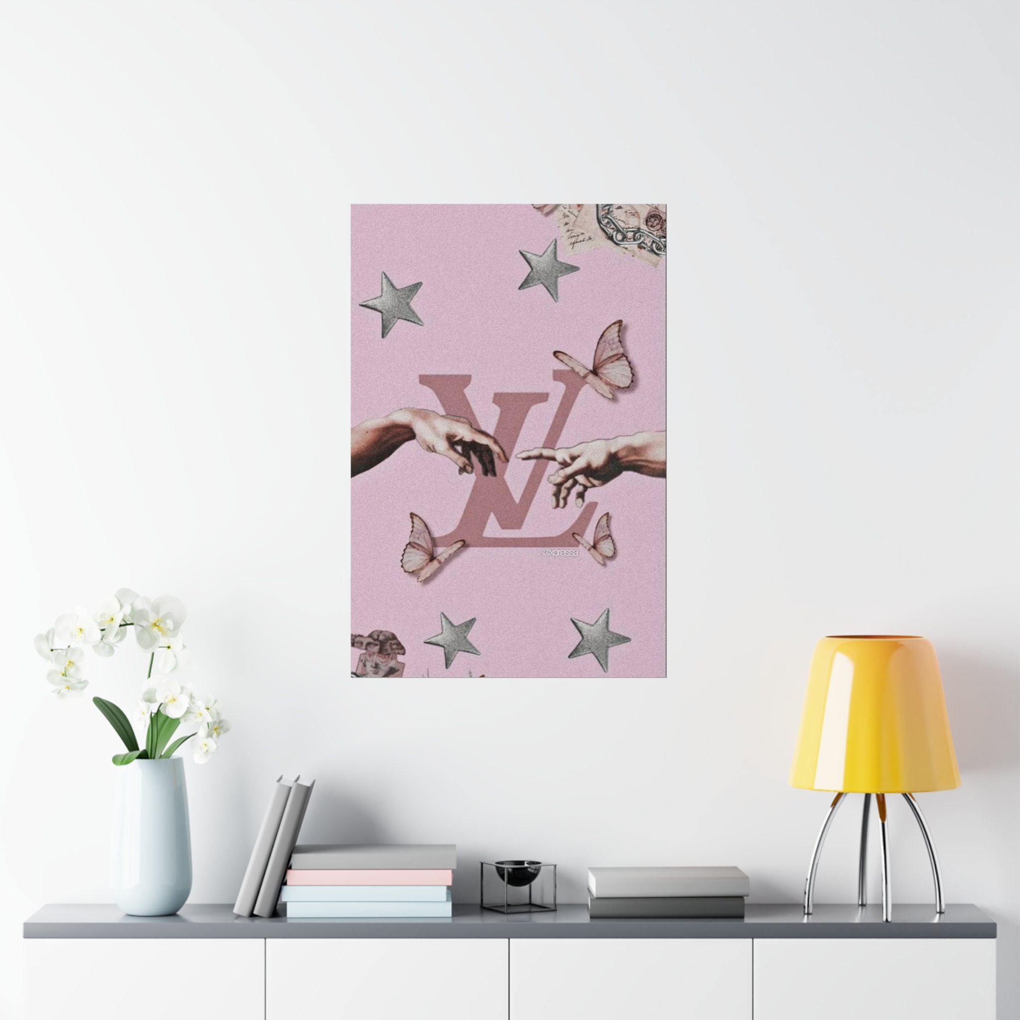 Aesthetic LV Touch Premium Matte Vertical Posters 