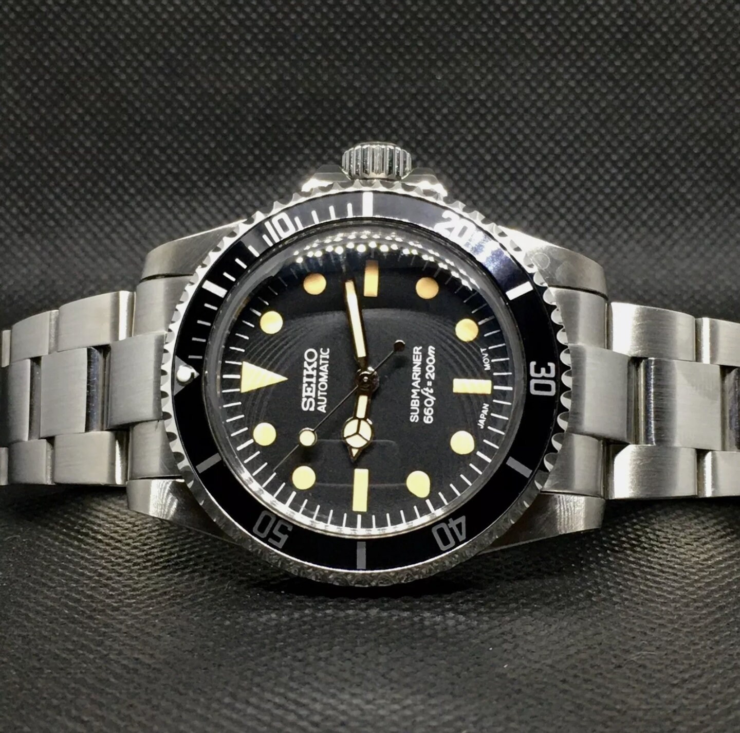 Seiko Mod Submariner Vintage Diver Automatico 5513 5514 Sub | Etsy Italia