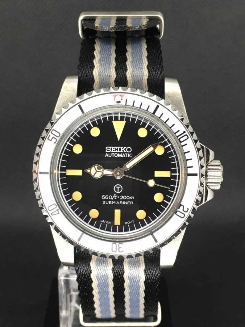 Seiko Mod Submariner Vintage Tribute Diver Automatic 5513 - Etsy New Zealand