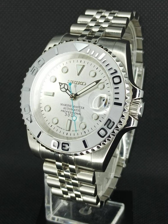 Seiko Mod Silver Surfer Tribute Yacht Master Automatic Oyster - Etsy