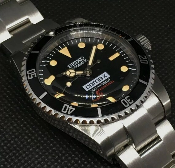 Seiko Mod Submariner Comex Vintage 