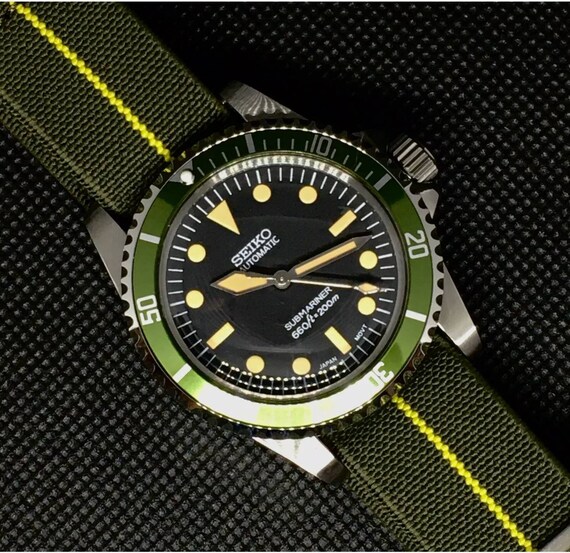 Seiko Military Mod Military Submariner 