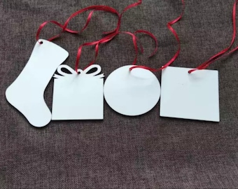 Geometric Shape Sublimation Ornaments