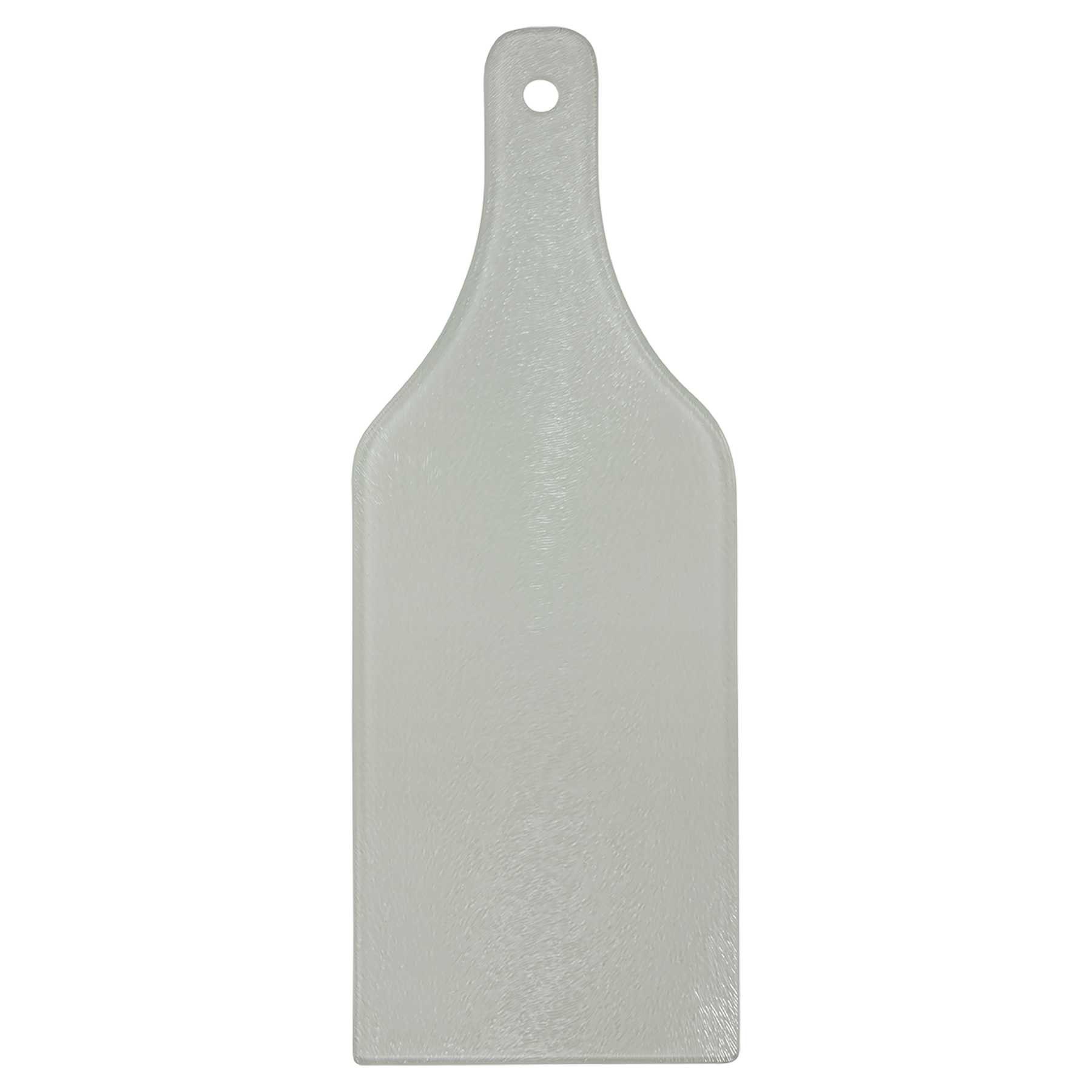 planche à découper sublimable en verre forme de bouteille vin