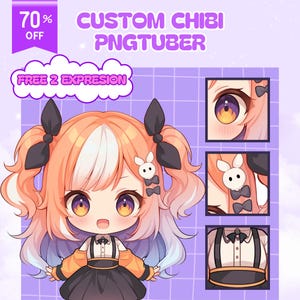 カスタム CHIBI PNGTUBER、Pngtuber、Chibi Pngtuber、Chibi、Pngtuber モデル、Pngtuber キャラクター、Pngtuber Chibi、Chibi Vtuber、バレンタイン ギフト