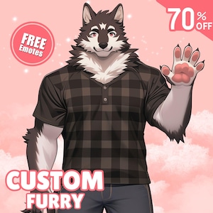 Custom Drawing Anime Character Furry Commission | Furry Art, Furry Adopt, Furry Icon, Furry Avatar, Furry Commission, Anthro Character.