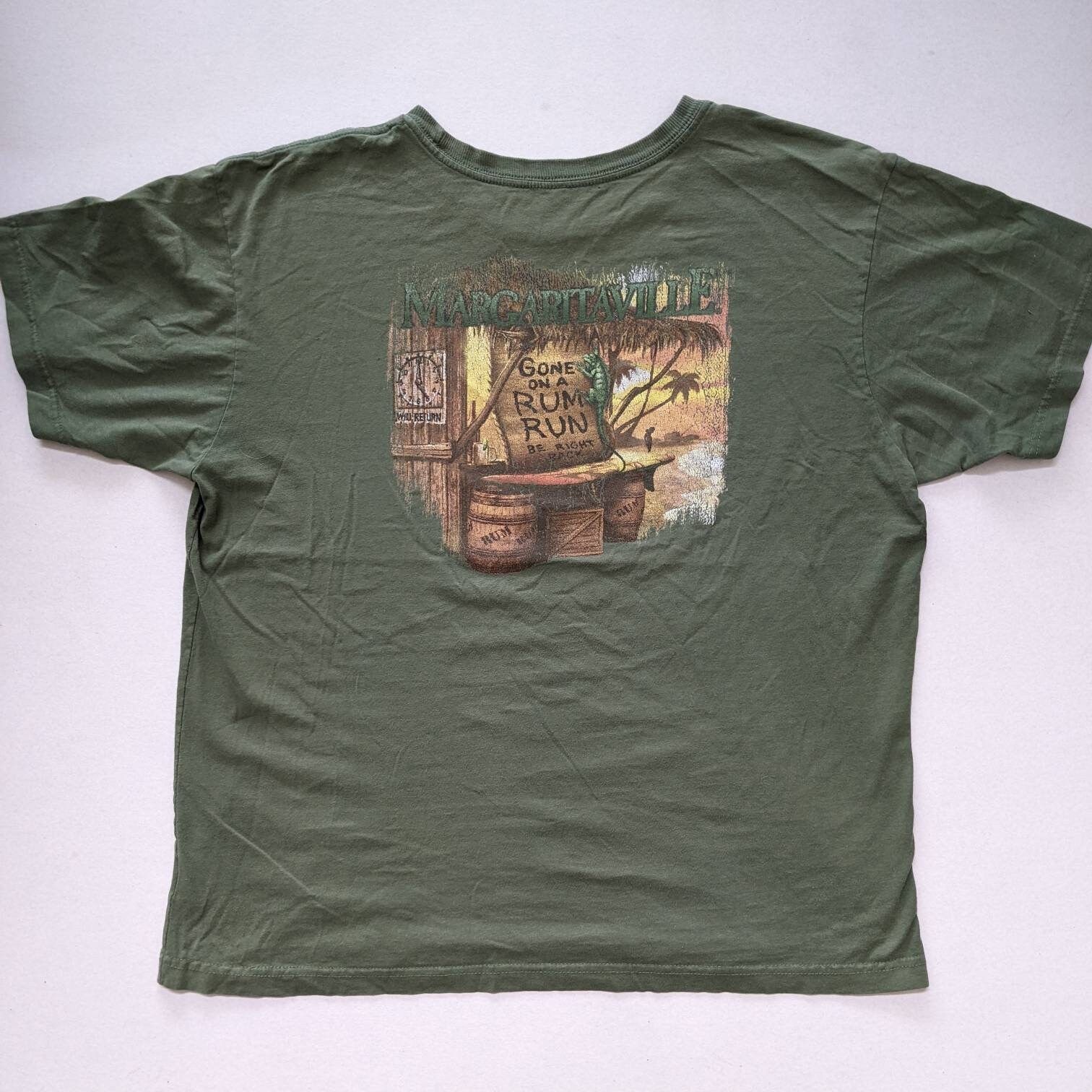 Vintage Margaritaville Tshirt Rum Run 